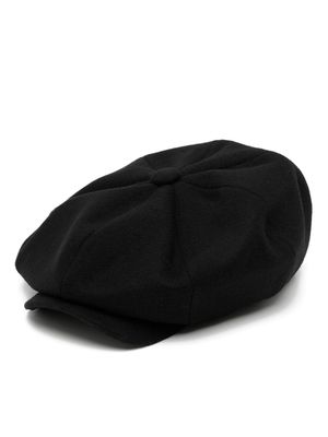 Nicholas Daley felted wool beret - Black