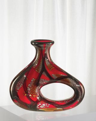Nicholas Decorative Art Glass Vase