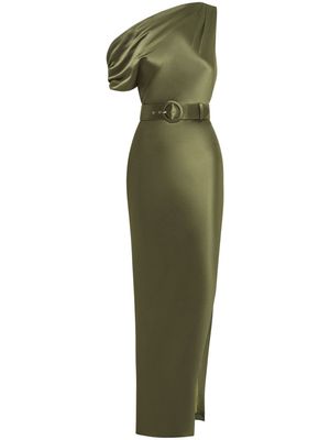 Nicholas Eartha off-shoulder gown - Green