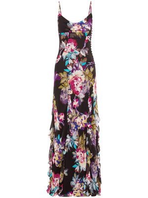 Nicholas Kamila silk maxi dress - Black