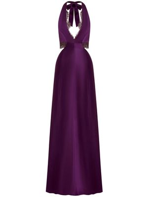 Nicholas Kylie cut-out maxi dress - Purple