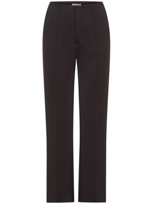 Nicholas Lillianna straight-leg pleated trousers - Black