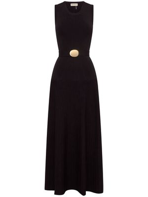 Nicholas Madison pleated midi dress - Black