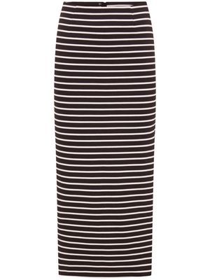 Nicholas Ophelia striped skirt - Black