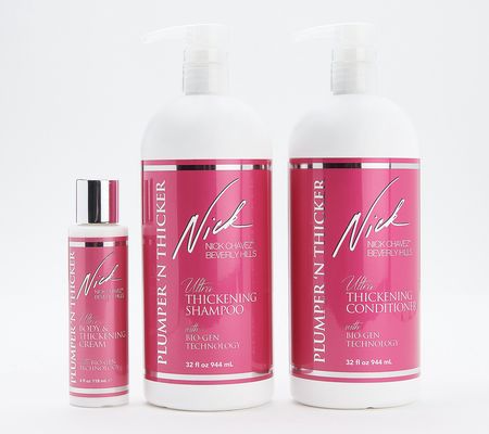 Nick Chavez Plumper 'N Thicker Cleanse and Style Kit