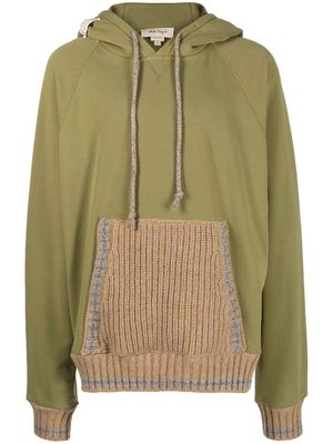 Nick Fouquet drawstring pullover hoodie - Green