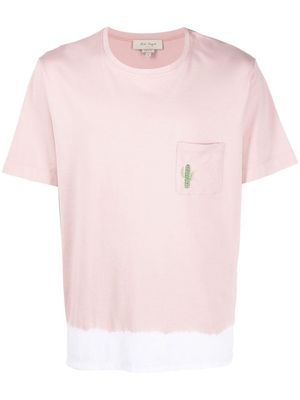 Nick Fouquet embroidered pocket T-Shirt - Pink