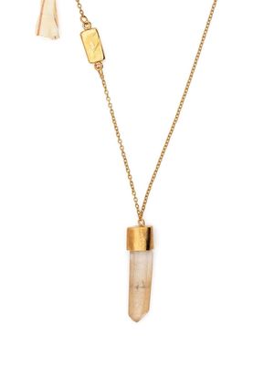 Nick Fouquet gem pendant necklace - Gold
