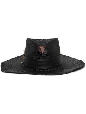 Nick Fouquet Ranch Water fedora hat - Black