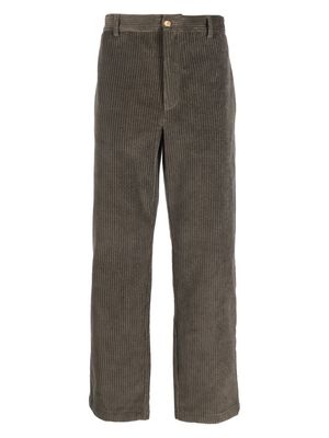 Nick Fouquet straight-leg corduroy trousers - Grey