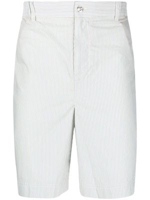 Nick Fouquet striped chino shorts - Blue
