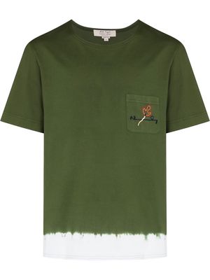 Nick Fouquet Ulrik logo-embroidered T-shirt - Green