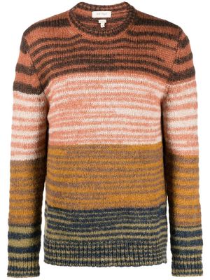 Nick Fouquet Valdeus striped crew neck jumper - Orange