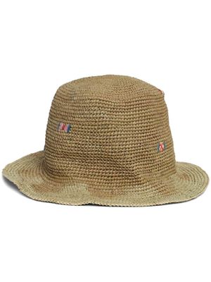 Nick Fouquet Vegabond straw sun hat - Neutrals