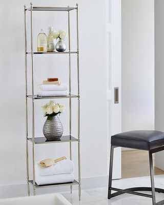 Nickel Acorn Etagere