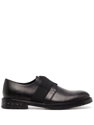 Nicolas Andreas Taralis 30mm slip-on leather derby shoes - Black