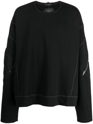 Nicolas Andreas Taralis oversized cotton sweatshirt - Black