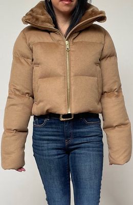 Nicole Benisti Jayne Puffer Jacket in Camel 