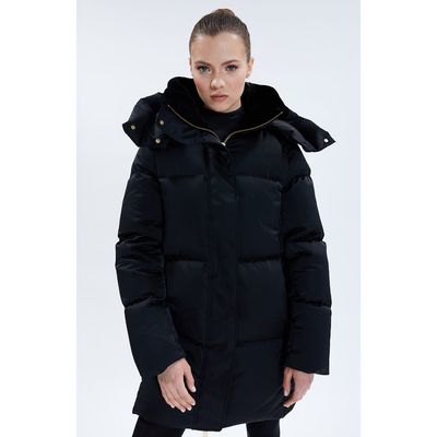 Nicole Benisti Noelle Parka Jacket in Black 