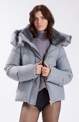 Nicole Benisti Rylee Puffer Jacket in Charcoal 