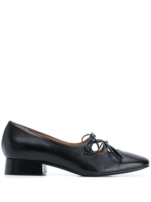 Nicole Saldaña Isabel tie-strap pumps - Black