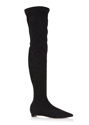 Nicoletta Vegan Patent Leather Over-The-Knee Boots