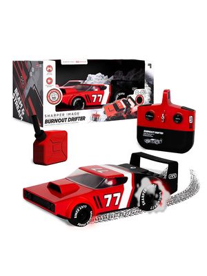 Night Riders Burnout Drifting Race Car - Red - Red