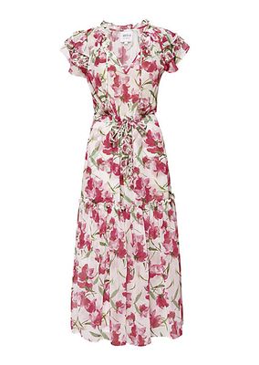 Nika Floral-Printed Midi-Dress