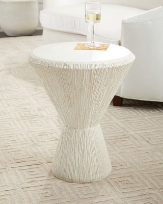 Nika Hourglass Accent Table