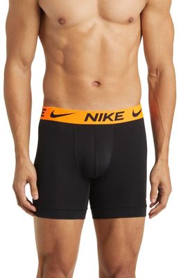 Nike 3-Pack Dri-FIT Essential Micro Boxer Briefs in Black Multi Flt