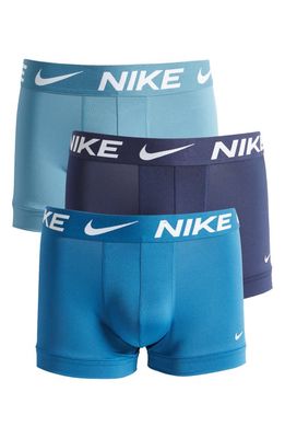 Nike 3-Pack Dri-FIT Essential Micro Trunks in Noise Aqua