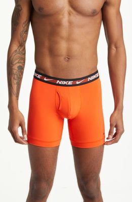 Nike 3-Pack Dri-FIT Ultra Stretch Micro Boxer Briefs in Team Orange