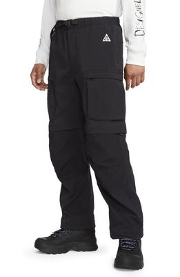 Nike ACG Smith Summit Convertible Cargo Pants in Black/Anthracite/White