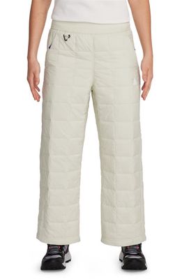 Nike ACG Therma-FIT ADV Quilted Insulated Wide Leg Pants in Sea Glass/Summit White