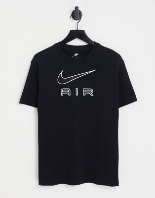 Nike Air boyfriend t-shirt in black