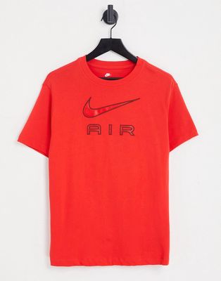 Nike Air boyfriend t-shirt in red