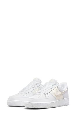 Nike Air Force 1 '07 SE Sneaker in White/Sail/Lemon Wash