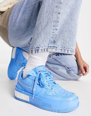 Nike Air Force 1 Fontanka sneakers in university blue