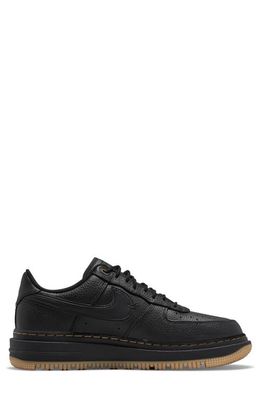 Nike Air Force 1 Luxe Sneaker in Black/Bucktan/Yellow