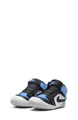 Nike Air Jordan 1 Crib Bootie in University Blue/Black/White