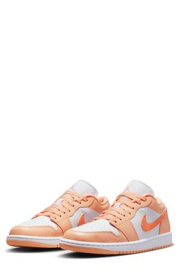 Nike Air Jordan 1 Low Sneaker in Sunset Haze/Bright Citrus