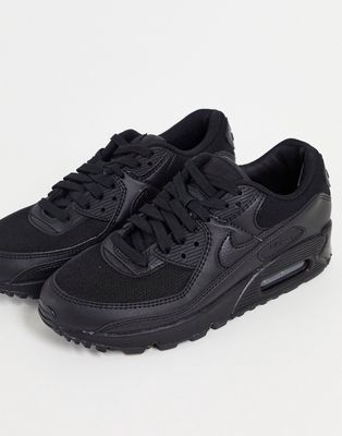 Nike Air Max 90 sneakers in triple black