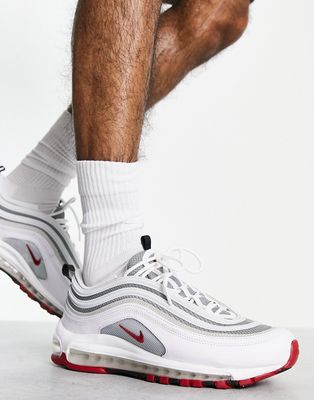 Nike Air Max 97 sneakers in white/particle gray