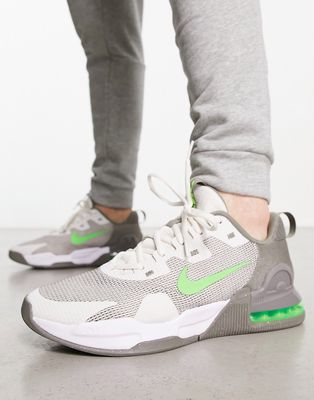 Nike Air Max Alpha sneakers in gray & green