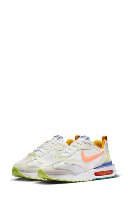 Nike Air Max Dawn Sneaker in White/Peach Cream/Light Lime
