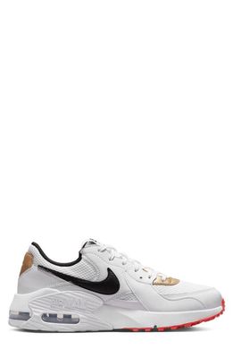 Nike Air Max Excee Sneaker in White/Black/Red/Platinum