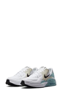 Nike Air Max Excee Sneaker in White/Black/White/Ocean