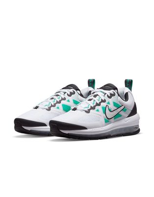 Nike Air Max Genome sneakers in clear emerald/white