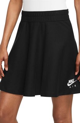 Nike Air Pique Skirt in Black/white