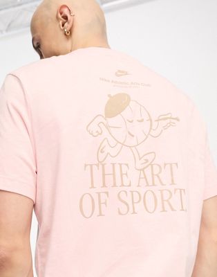 Nike Art Is Sport LBR T-shirt in pink